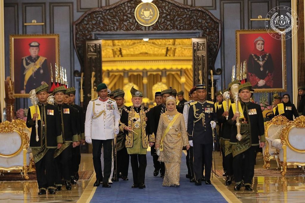 Coronación rey de Malasia. Julio 2024