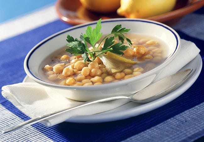 SOPA DE GARBANZOS 