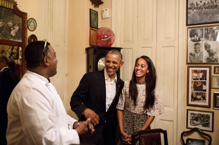 Durante su histórica visita a Cuba, la hija del mandatario estadounidense ayudó a su padre con el idioma

© Facebook de la Casa Blanca
