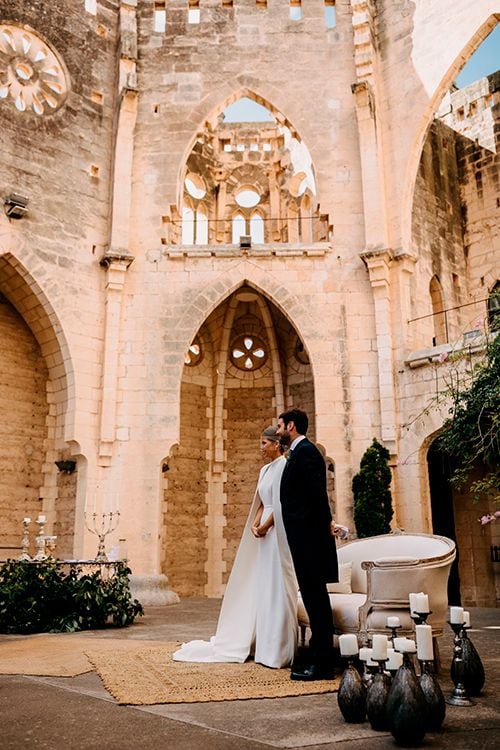 Boda en iglesia al aire libre