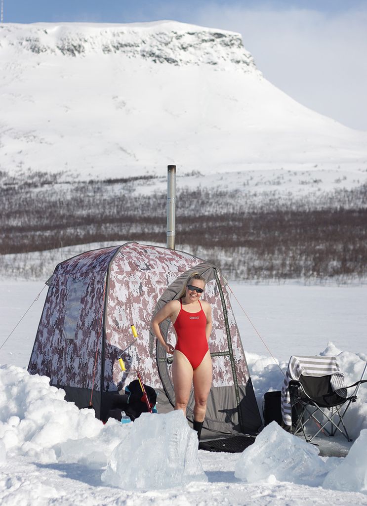 Baños helados en Finlandia