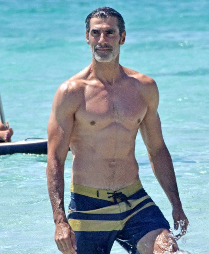 Jorge Fernández en la playa 