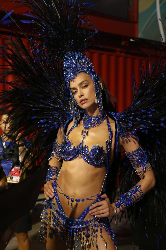 Irina Shayk hace su debut en el Carnaval de Río de Janeiro