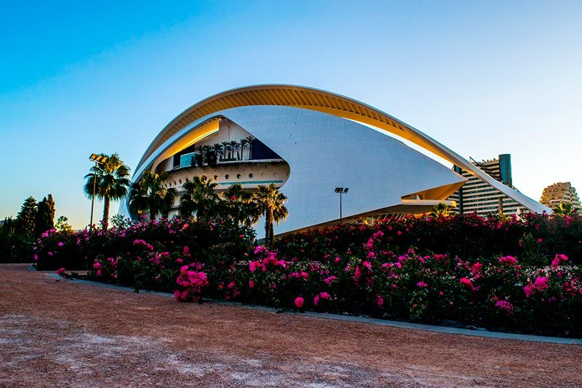 Ciudad de las Artes y las Ciencias en Valencia