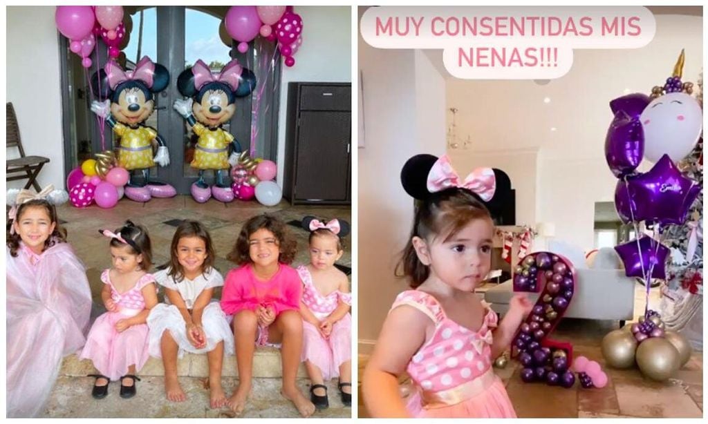 
Emilia y Paula tuvieron la mejor compañía en este cumpleaños: ¡la de sus hermanas mayores! 
