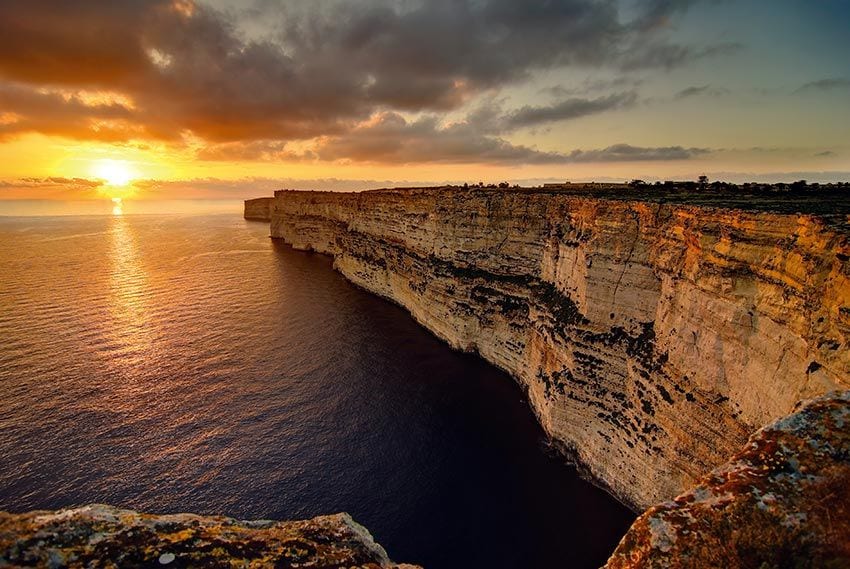 gozo   cliffs