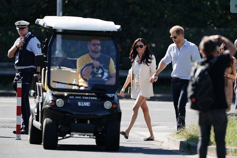 Meghan Markle y el príncipe Harry 