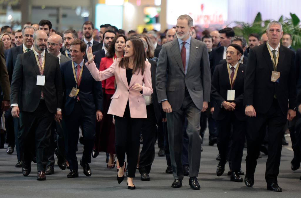 PRIMER ACTO DE LOS REYES JUNTOS TRAS LA DESPEDIDA A LEONOR. LOS REYES PRESIDEN LA INAUGURACION DE FITUR