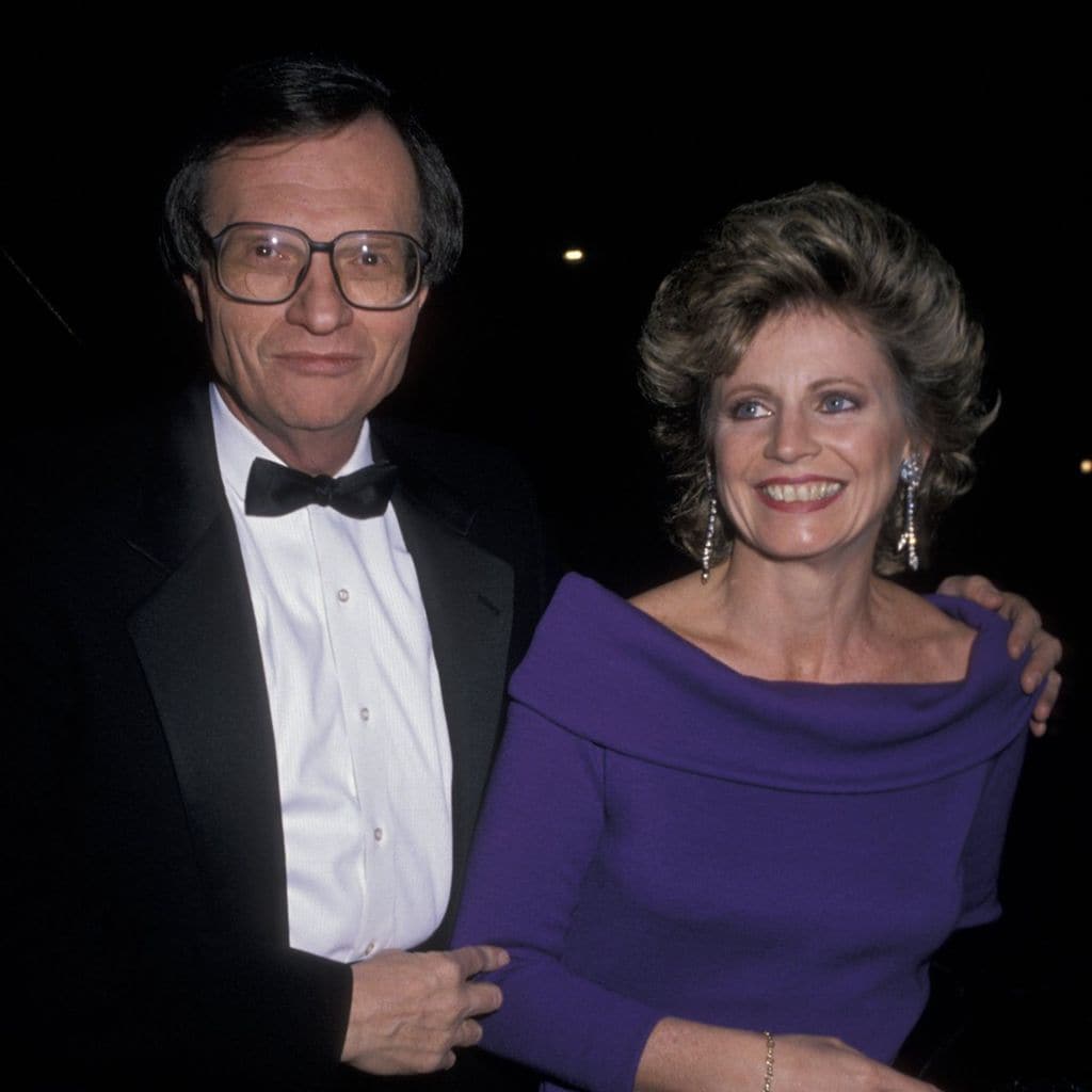 Larry King and Sharon Lepore