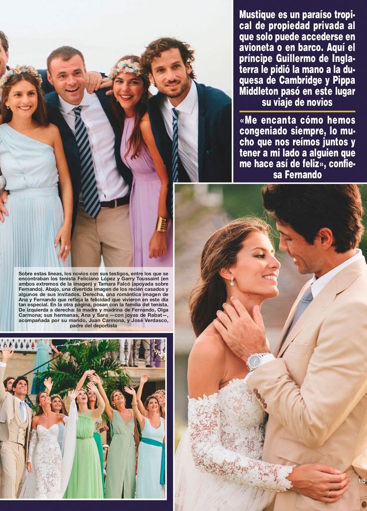 Boda Ana Boyer y Fernando Verdasco HOLA