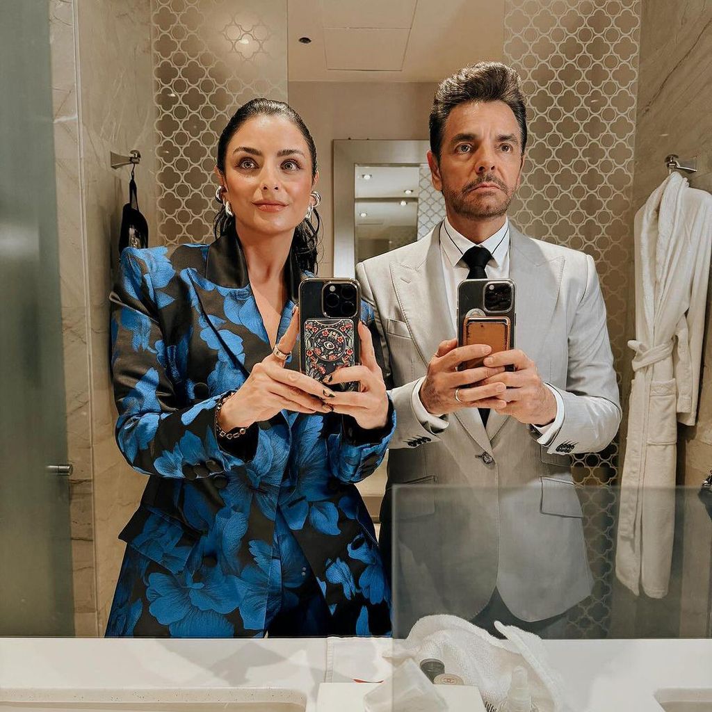 Aislinn Derbez y Eugenio Derbez