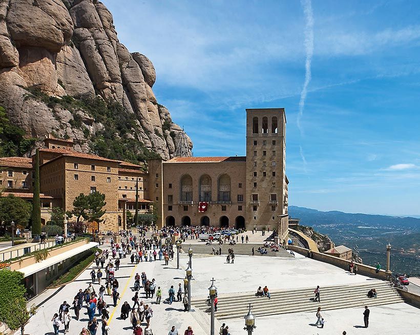 Barcelona provincia Monasterio de Montserrat