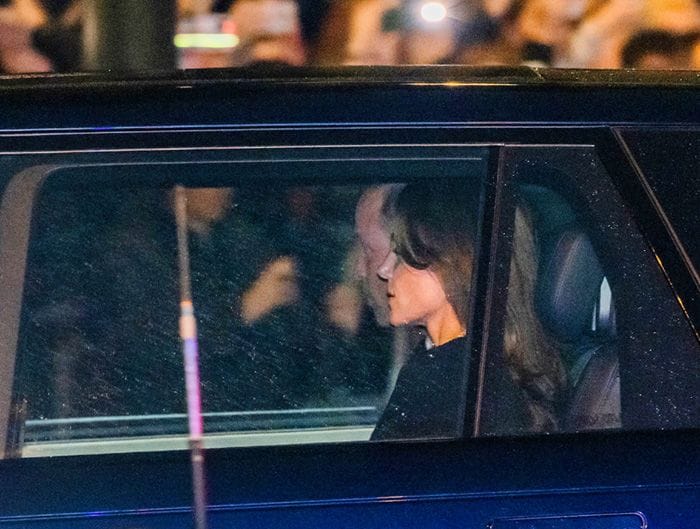 Guillermo y Kate llegando a Buckingham