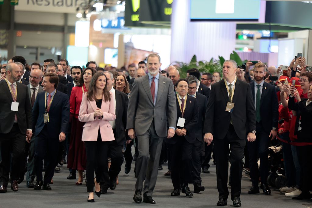 PRIMER ACTO DE LOS REYES JUNTOS TRAS LA DESPEDIDA A LEONOR. LOS REYES PRESIDEN LA INAUGURACION DE FITUR