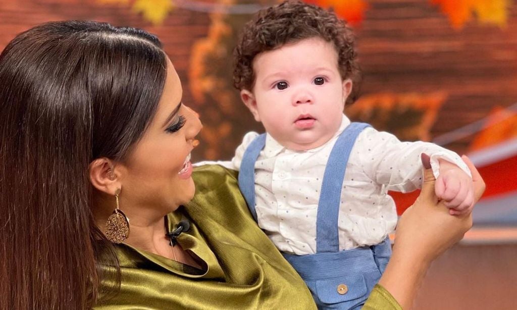 Francisca Lachapel y su hijo, Gennaro