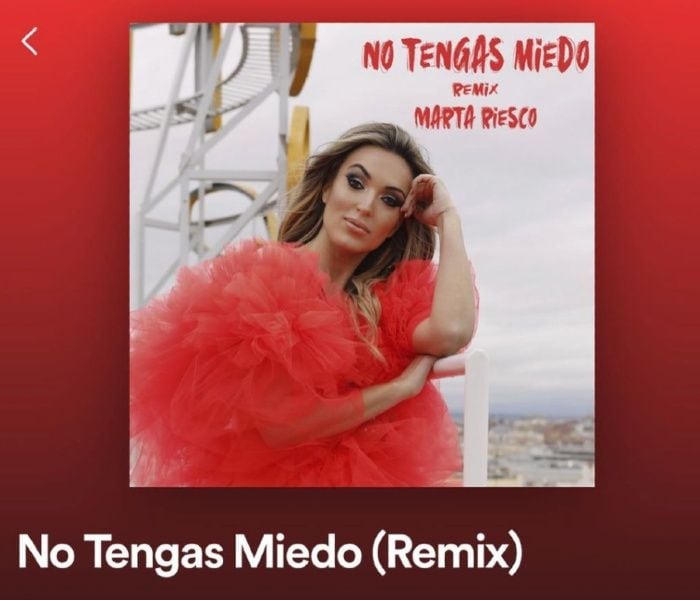 'No tengas miedo', single de Marta Riesco 