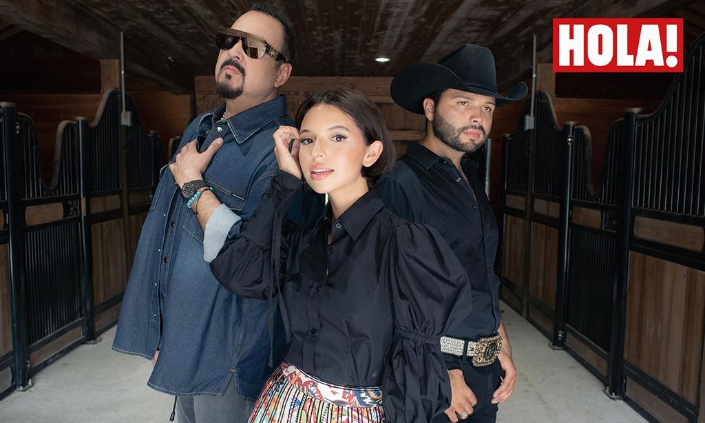 Pepe, Ángela y Leonardo Aguilar