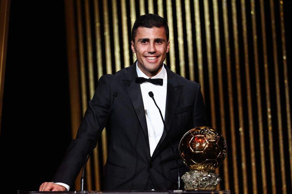 Rodri, ganador del Balón de Oro 2024