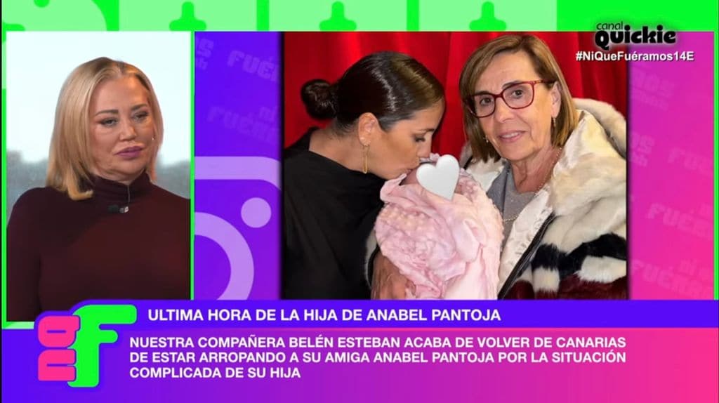 Belen Esteban cuenta en el plato de Ni quie fueramos como ha vivido este finde junto a Anabel