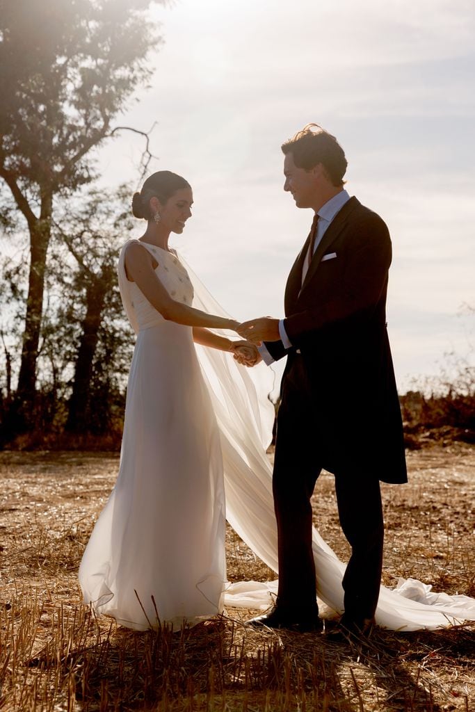 Ana Cristina Portillo con su marido, Santiago Camacho