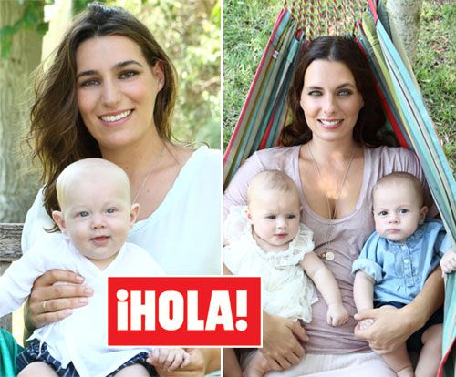 Alejandra y Eugenia, hijas de Bertín Osborne, posan por primera vez junto a todos sus hijos en Jerez en unas fotografías que publica la revista ¡HOLA!