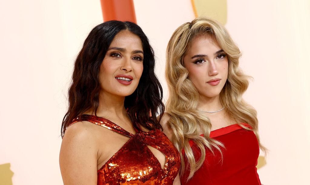 salma hayek y su hija valentina paloma