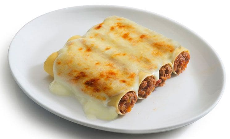 Canelones a las 5 pimientas