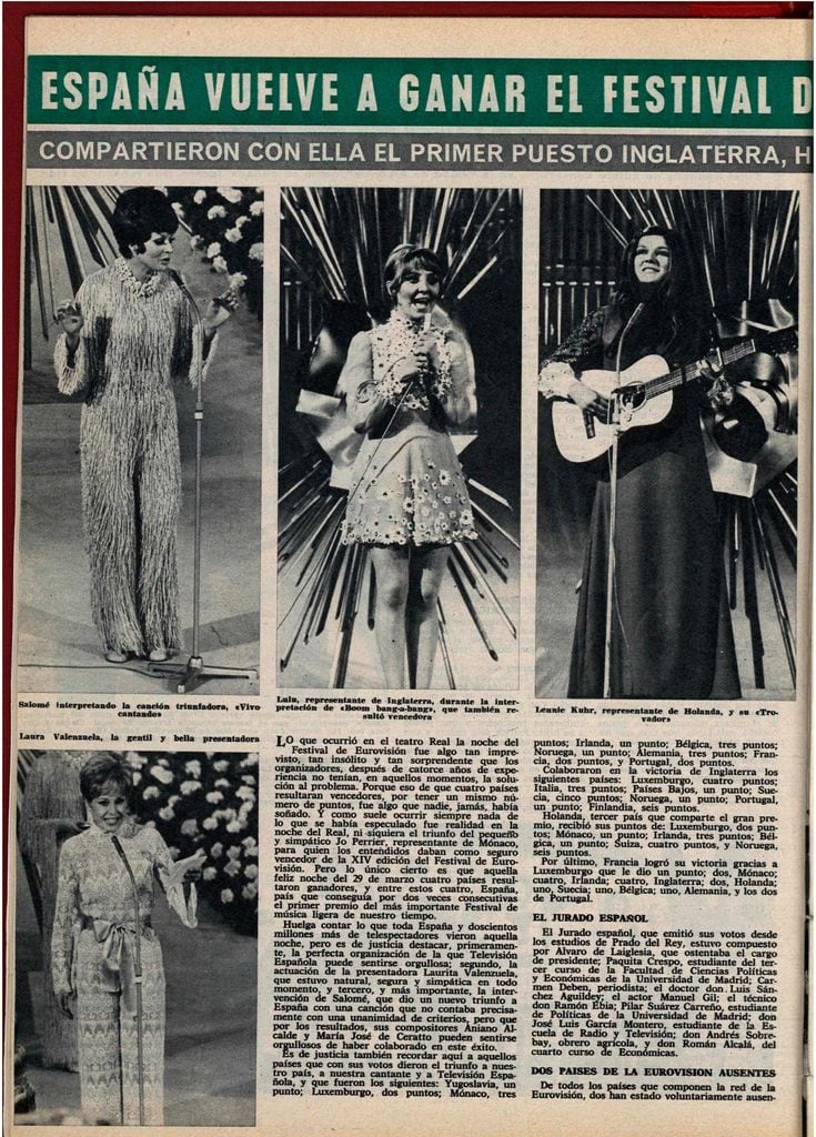 Eurovisión Salomé. 1284.5abril1969