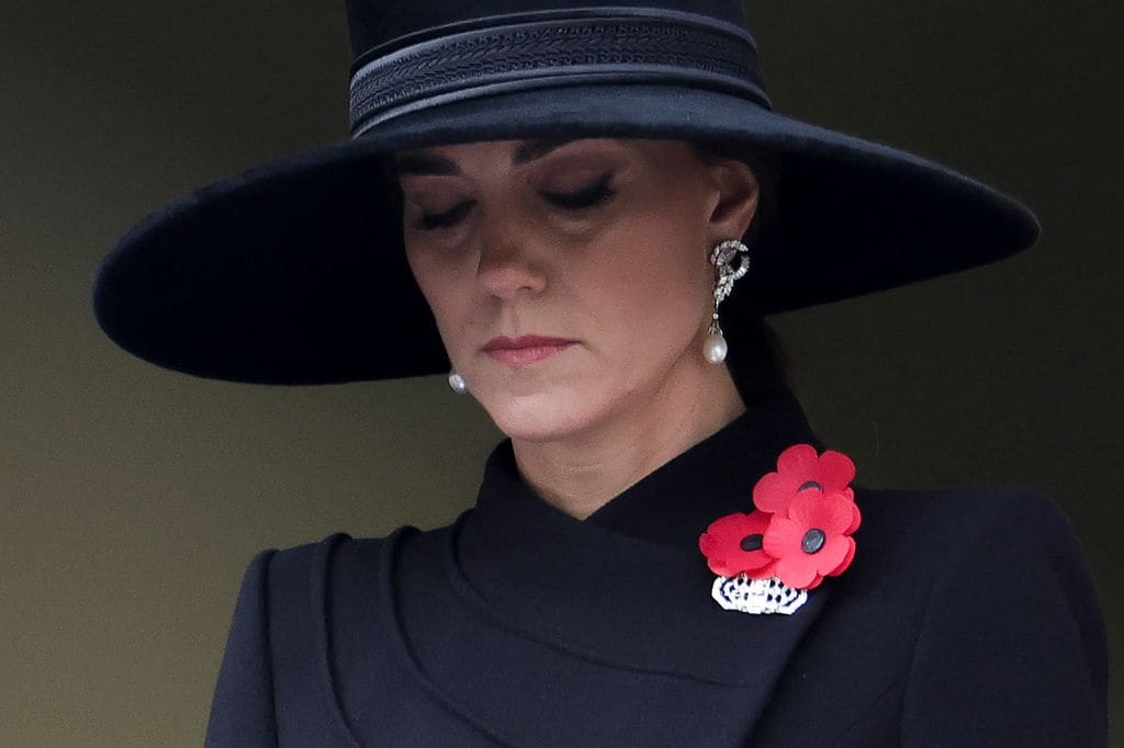 Kate Middleton en el Día del Recuerdo en el Cenotafio el 13 de noviembre de 2022