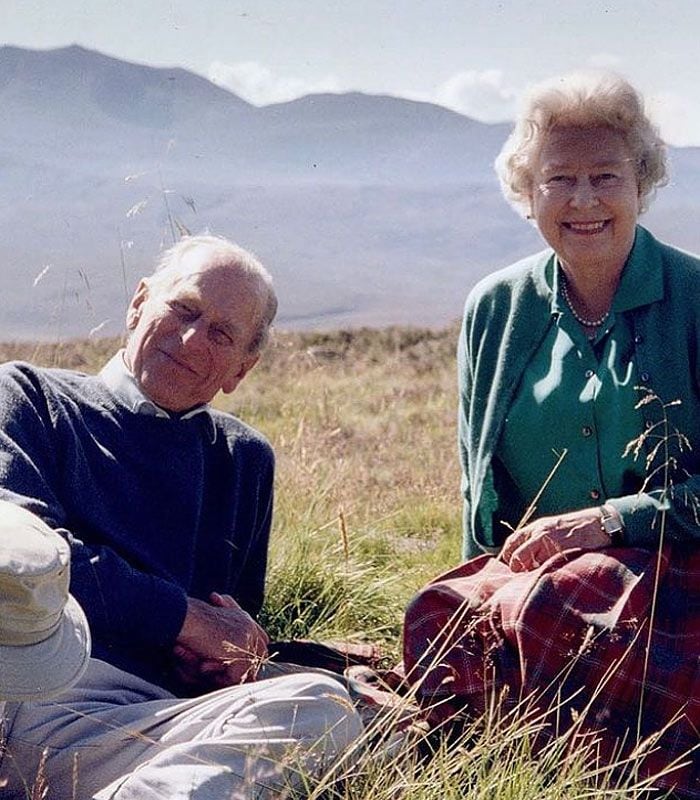 Isabel II y el duque de Edimburgo