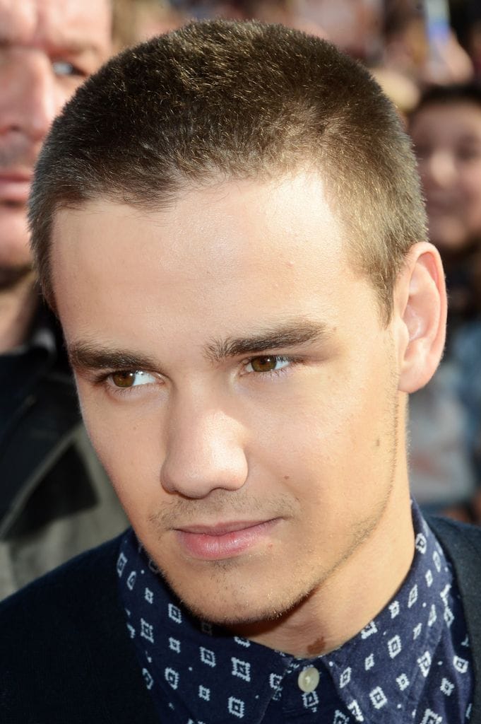 Liam Payne, con el pelo rapado el 7 de octubre de 2012