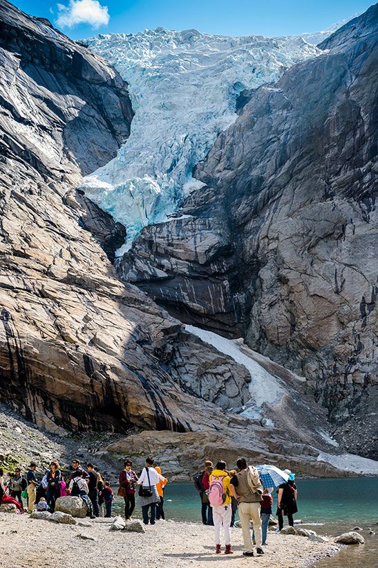 Jostedalsbreen glaciar noruega