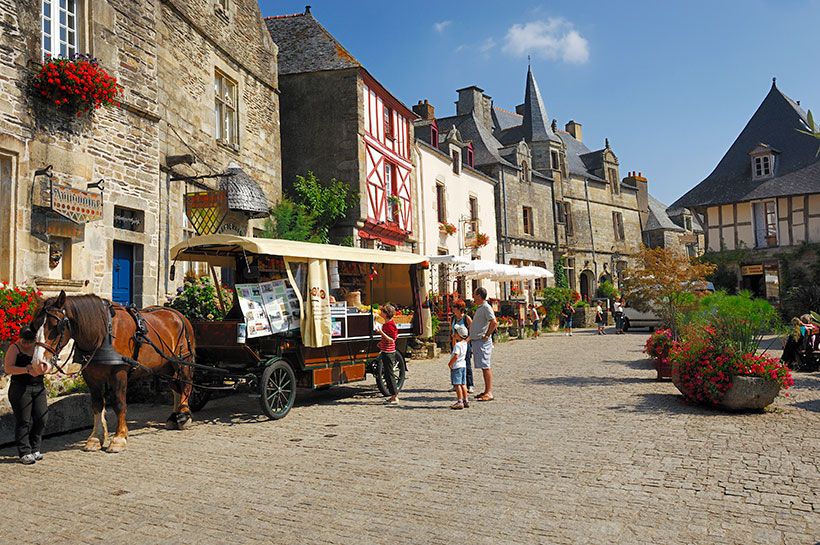 Rochefort in Terra pueblos francia