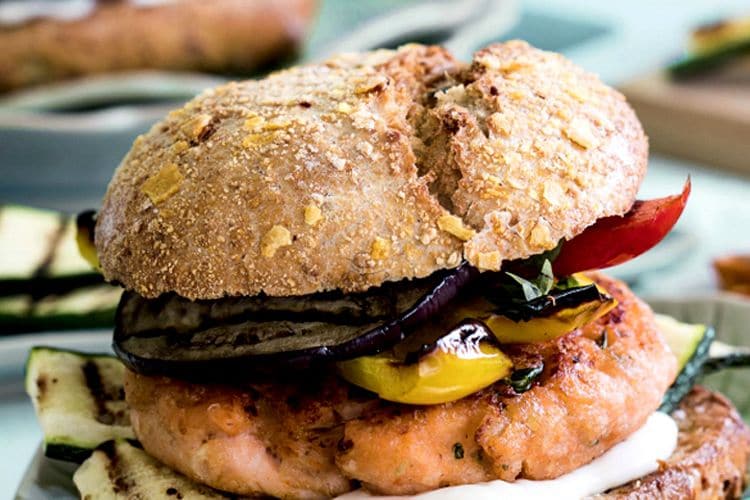 hamburguesas salmon