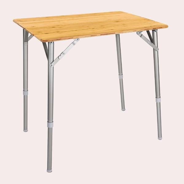 mesa plegable madera picnic