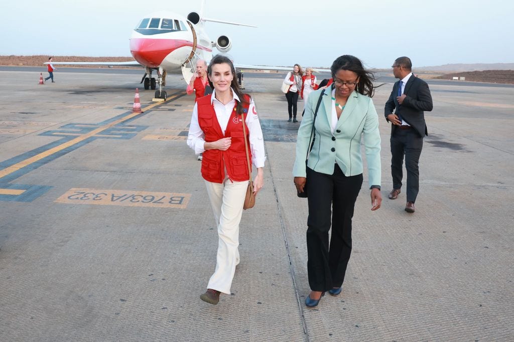 La reina Letizia llega a Cabo Verde 