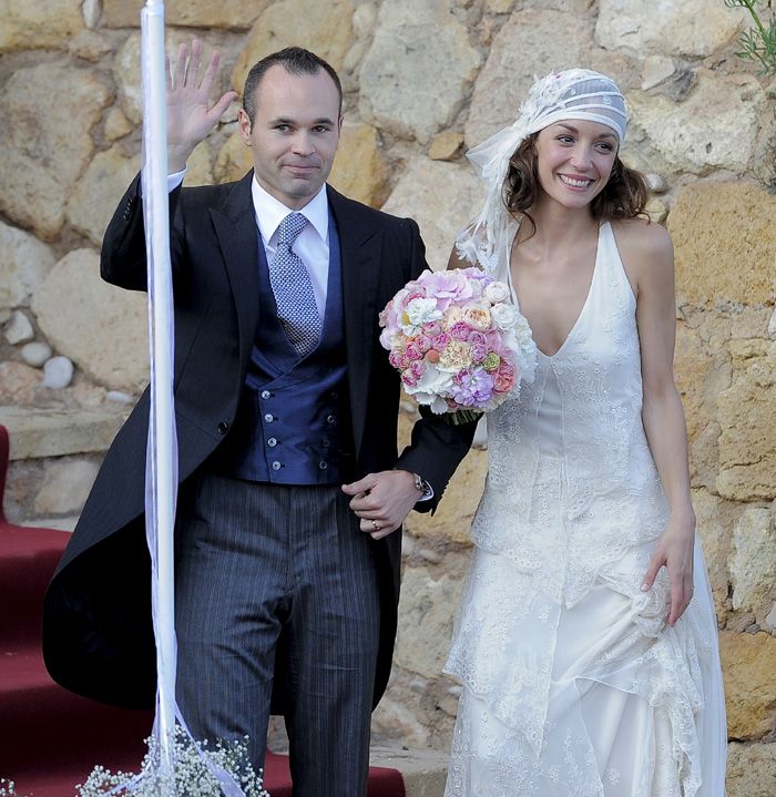 Andrés Iniesta y Anna Ortiz