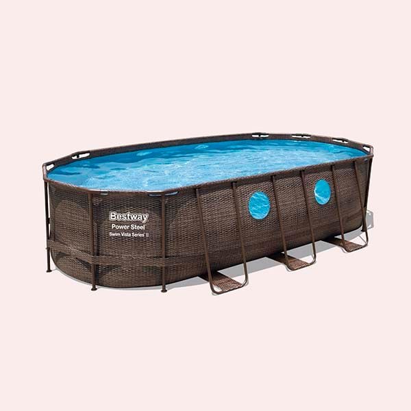 piscina bestway power steel desmontable rectangular