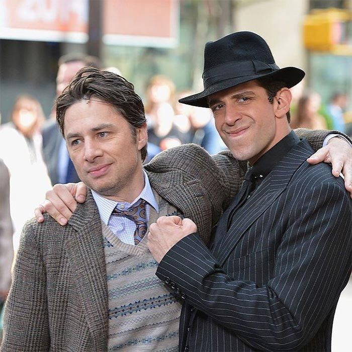 Zach Braff  y Nick Cordero