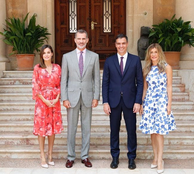 Reina Letizia y Begoña Gómez