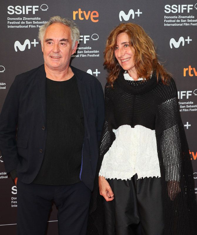 Ferran Adriá junto a su mujer, Isabel