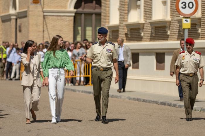 El Rey Felipe con su hija Leonor