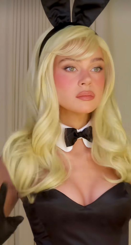 Nicola Peltz disfrazada de Halloween