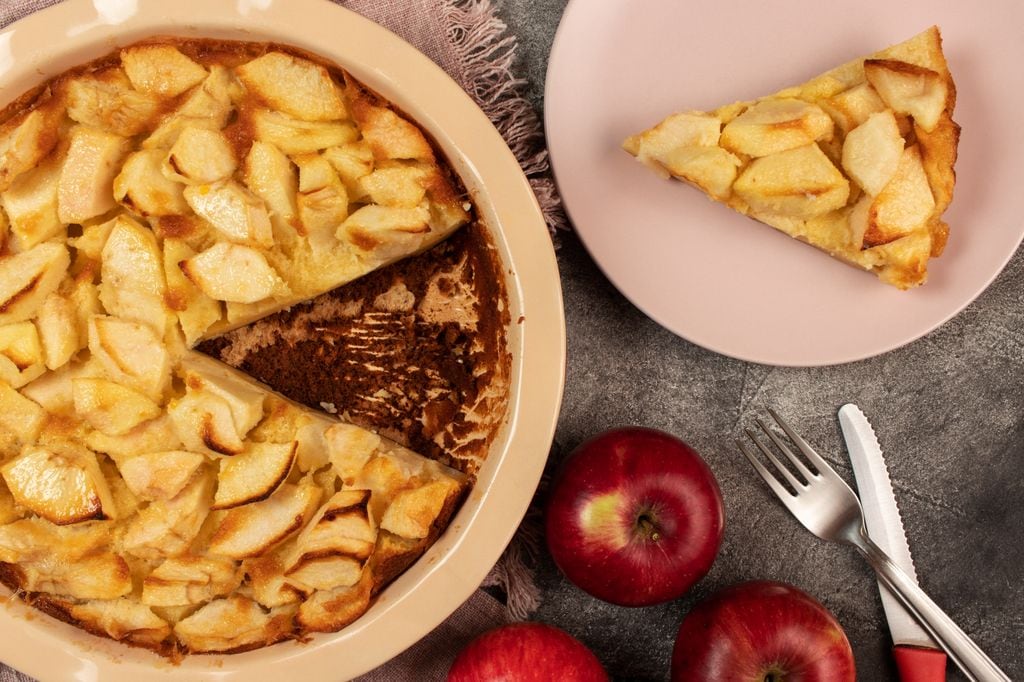 Apple 'Flognarde' tart