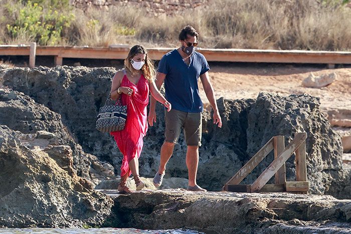 Elena Tablada y Javier Ungría en Ibiza