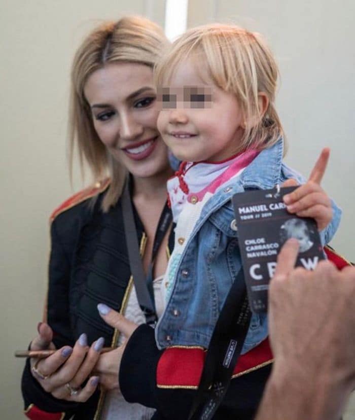 Almudena Navalón y su hija