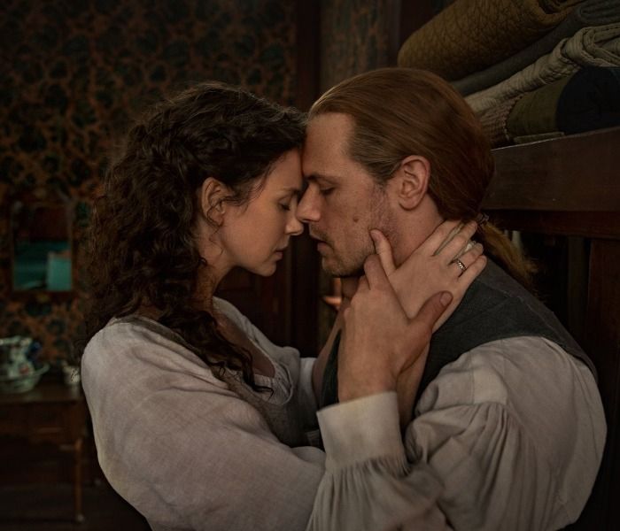 Sam Heughan y Caitriona Balfe