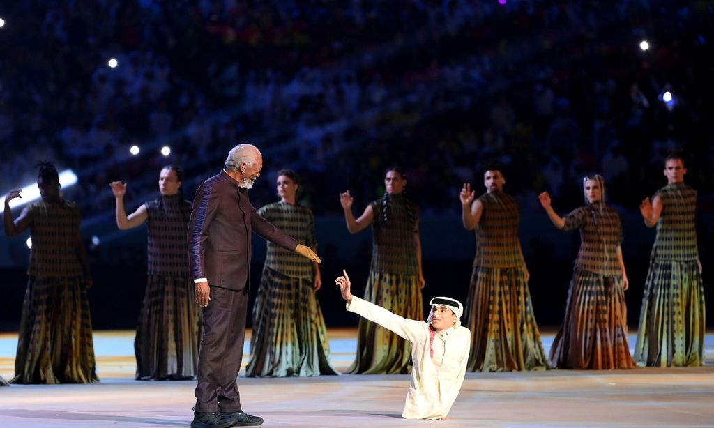 morgan freeman y ghanim al muftah