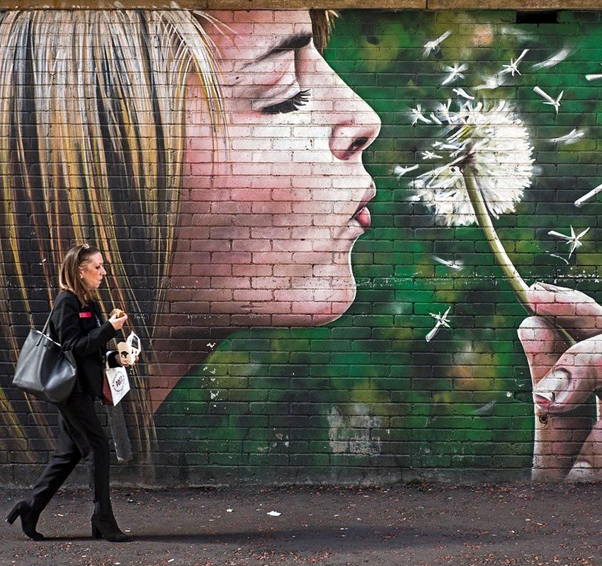 Glasgow, The Mural Trail, Escocia