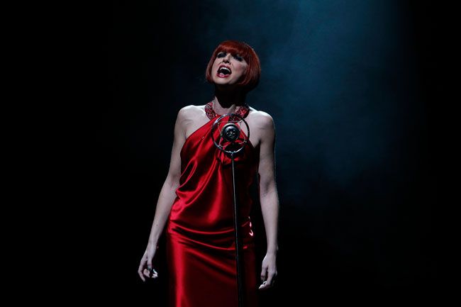 Cristina Castaño en el musical Cabaret